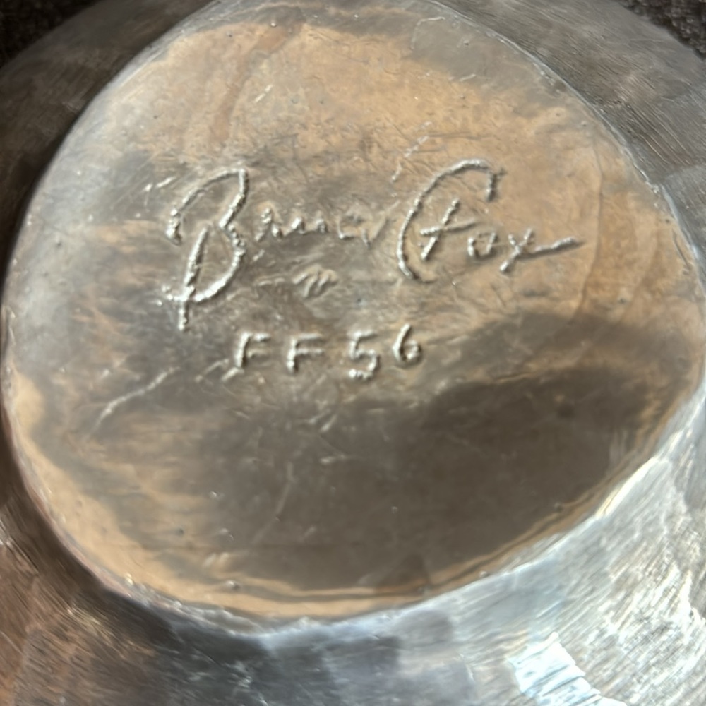 Vintage Bruce Fox Textured Biomorphic MCM Bowl #FF-56 Rare 1950’s - Picture 4 of 10